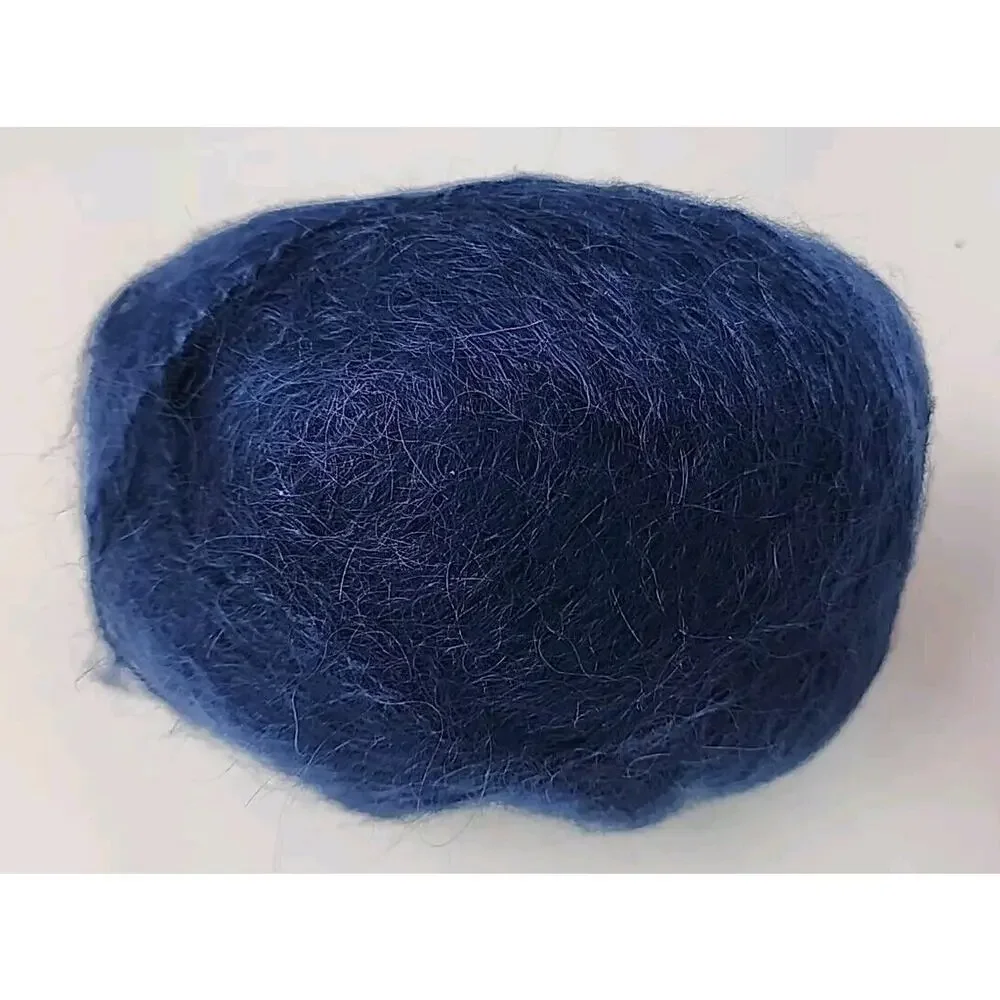 Hamanaka Exceed Mohair Wool Yarn Color 15 Dark Blue 40g Approx. 100m 5-ball‎ set
